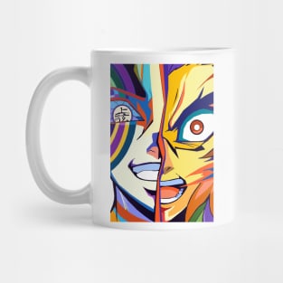 Akaza vs Rengoku pop art Mug